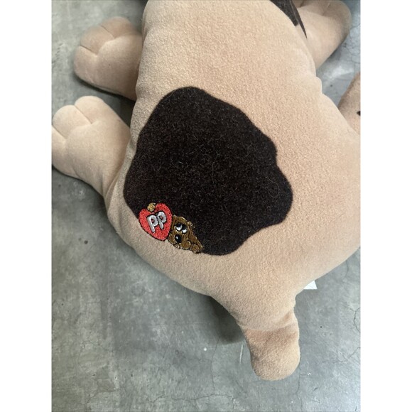 Vintage 1985 Tonka Pound Puppies Puppy Tan Brown Spots Plush 19" Large - Picture 4 of 9